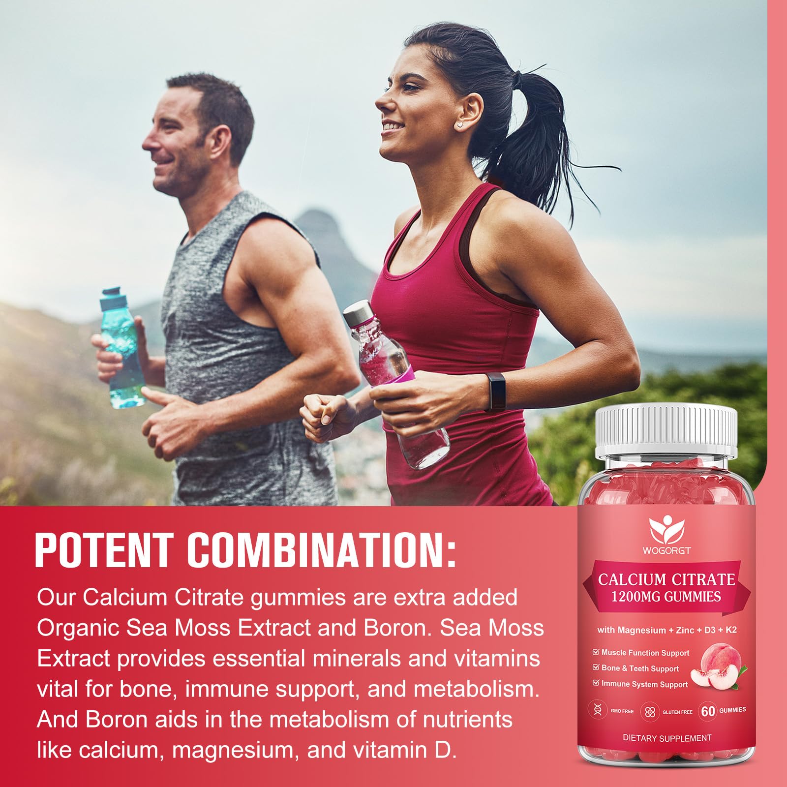 WOGORGT vegan-friendly, gelatin-free gummies showing your daily wellness option.