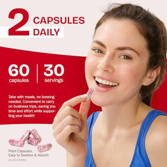 WOJBALMN Beet Root Capsules hawthorn label highlighting circulation support.