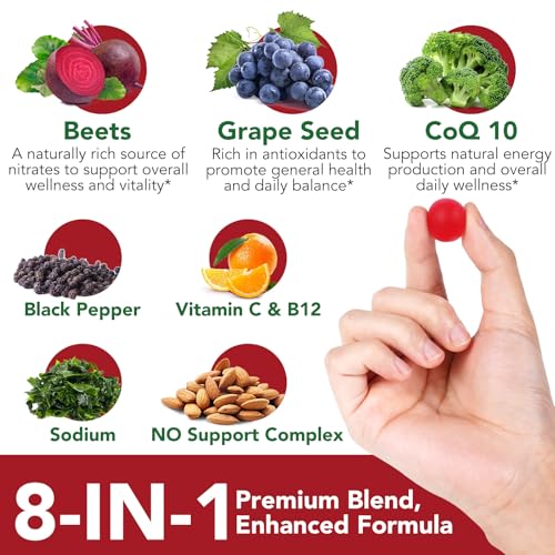 WOJBALMN beetroot powder visual emphasizing absorption benefits.