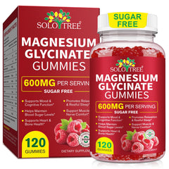 WOJBALMN Magnesium Glycinate Gummies raspberry bottle shot for convenient daily supplementation