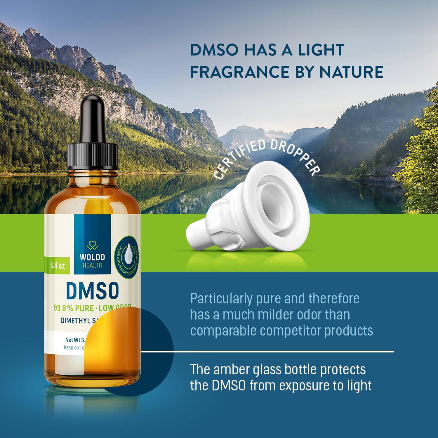 WoldoHealth DMSO showing room-temperature crystallization signaling purity