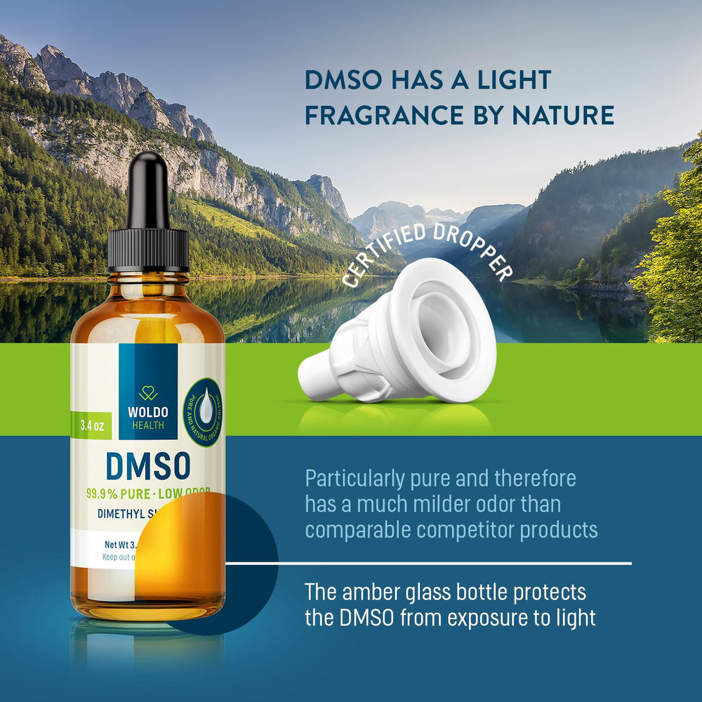 WoldoHealth DMSO showing room-temperature crystallization signaling purity
