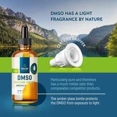 WoldoHealth DMSO showing room-temperature crystallization signaling purity