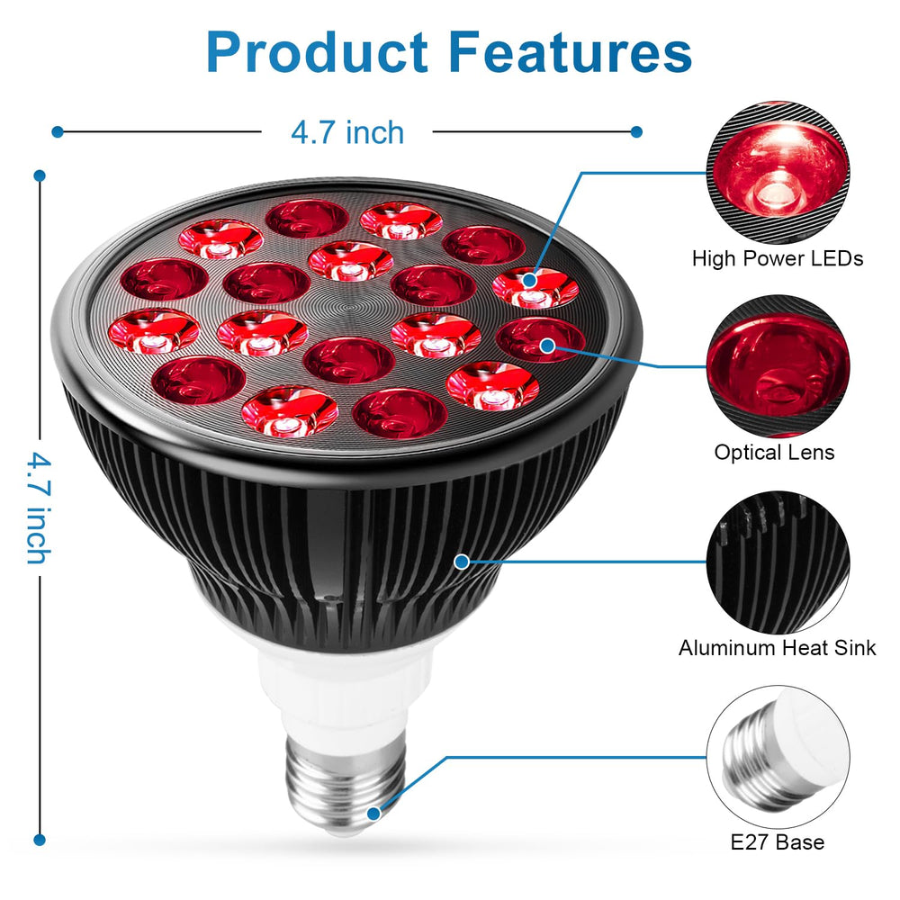 wolezek red light therapy bulb for the shoulder eases stiffness
