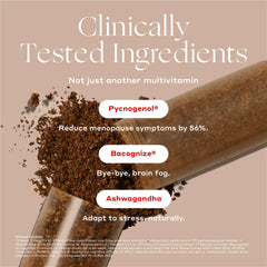 Womaness Bacognize capsule supporting cognitive clarity during perimenopause.
