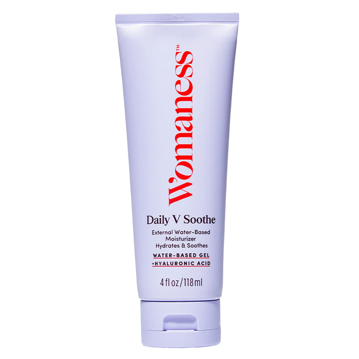 Womaness Daily V Soothe bottle shown for easy daily hydration.