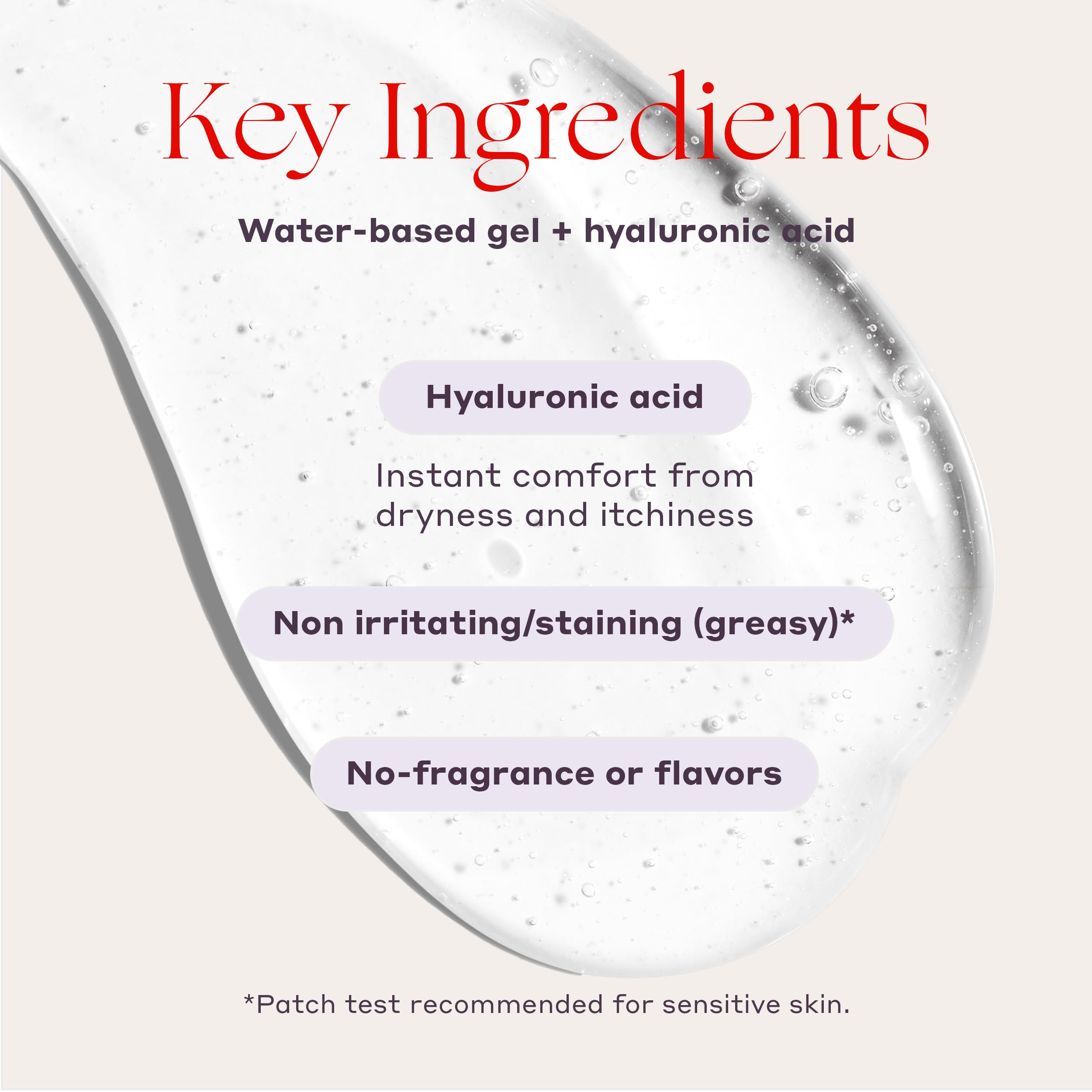 Fragrance-free label on Womaness Daily V Soothe highlights clean ingredients.