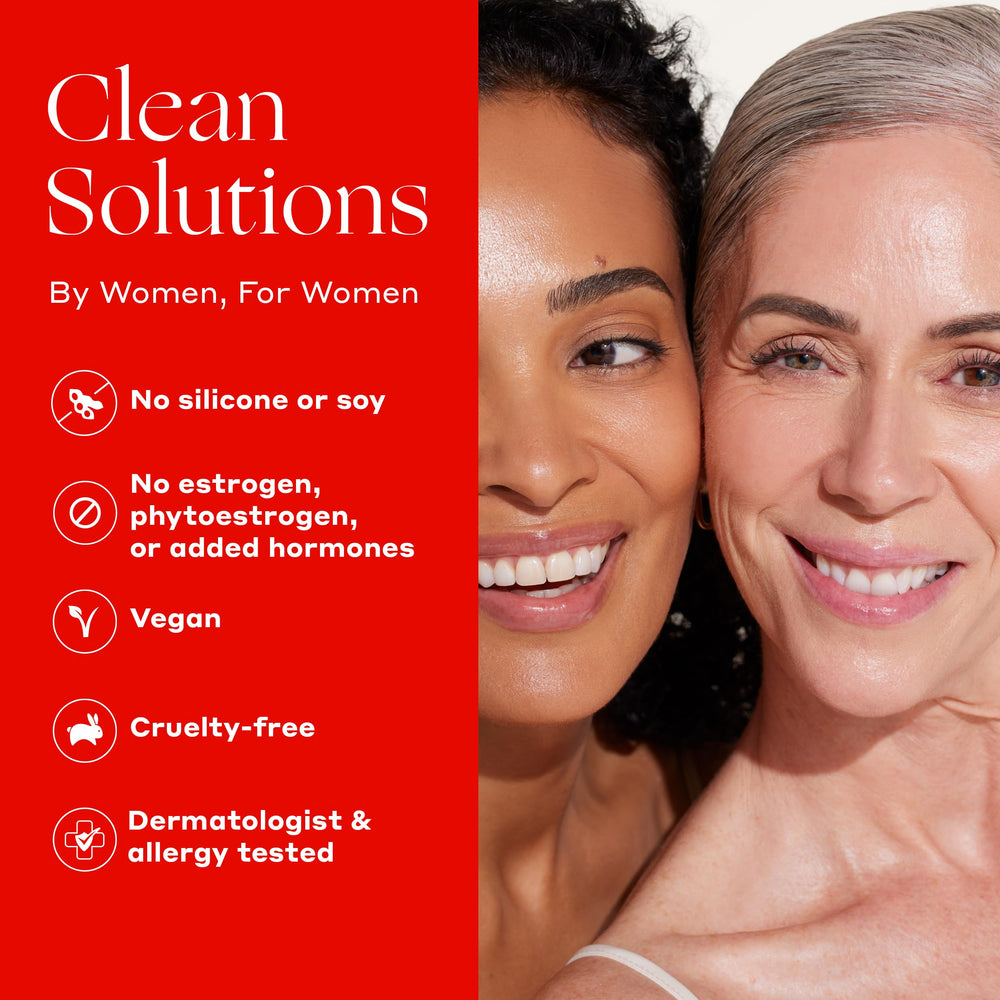 Gel absorbs quickly without greasiness for Womaness Daily V Soothe.