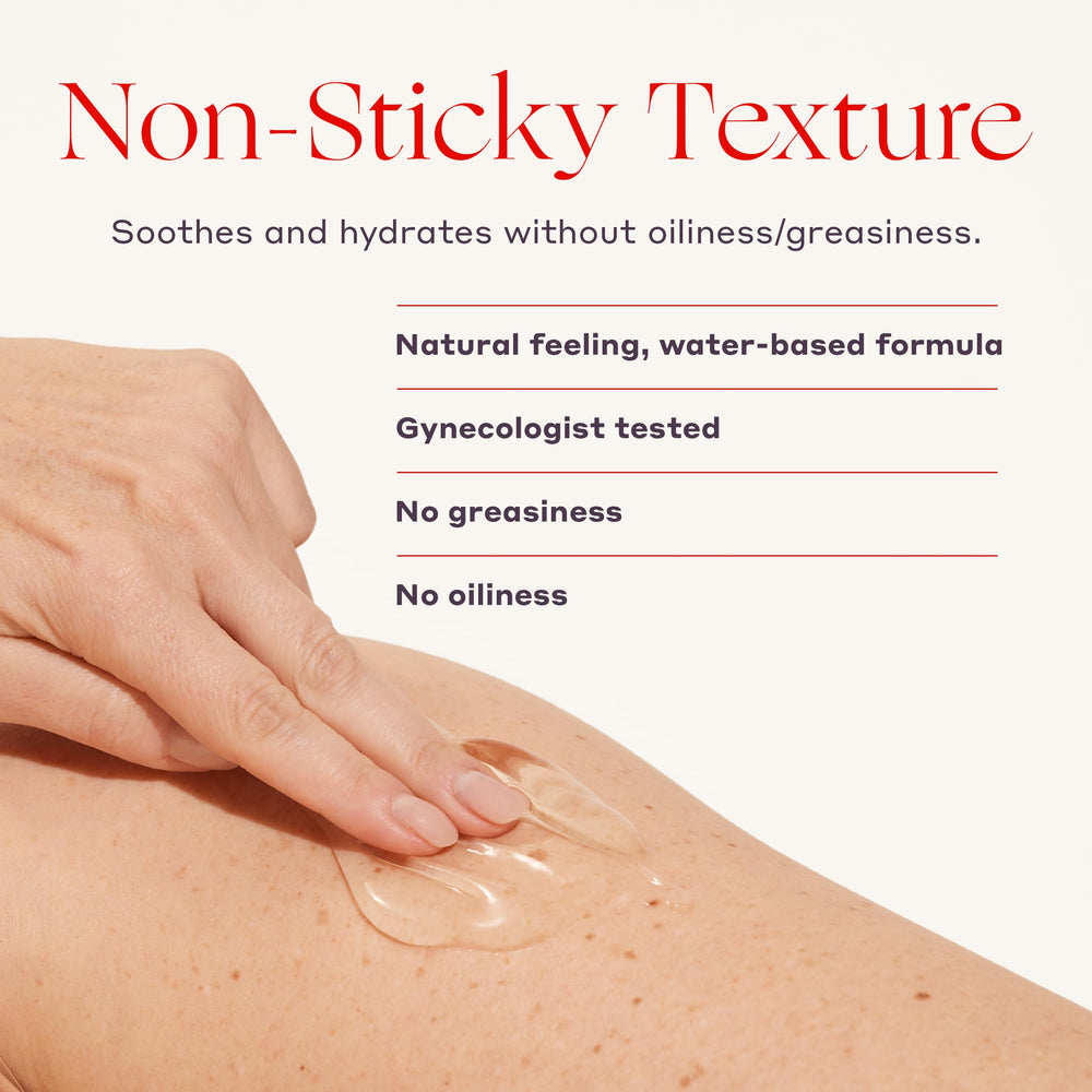 Silicone-free formula of Womaness Daily V Soothe supports sensitive skin.