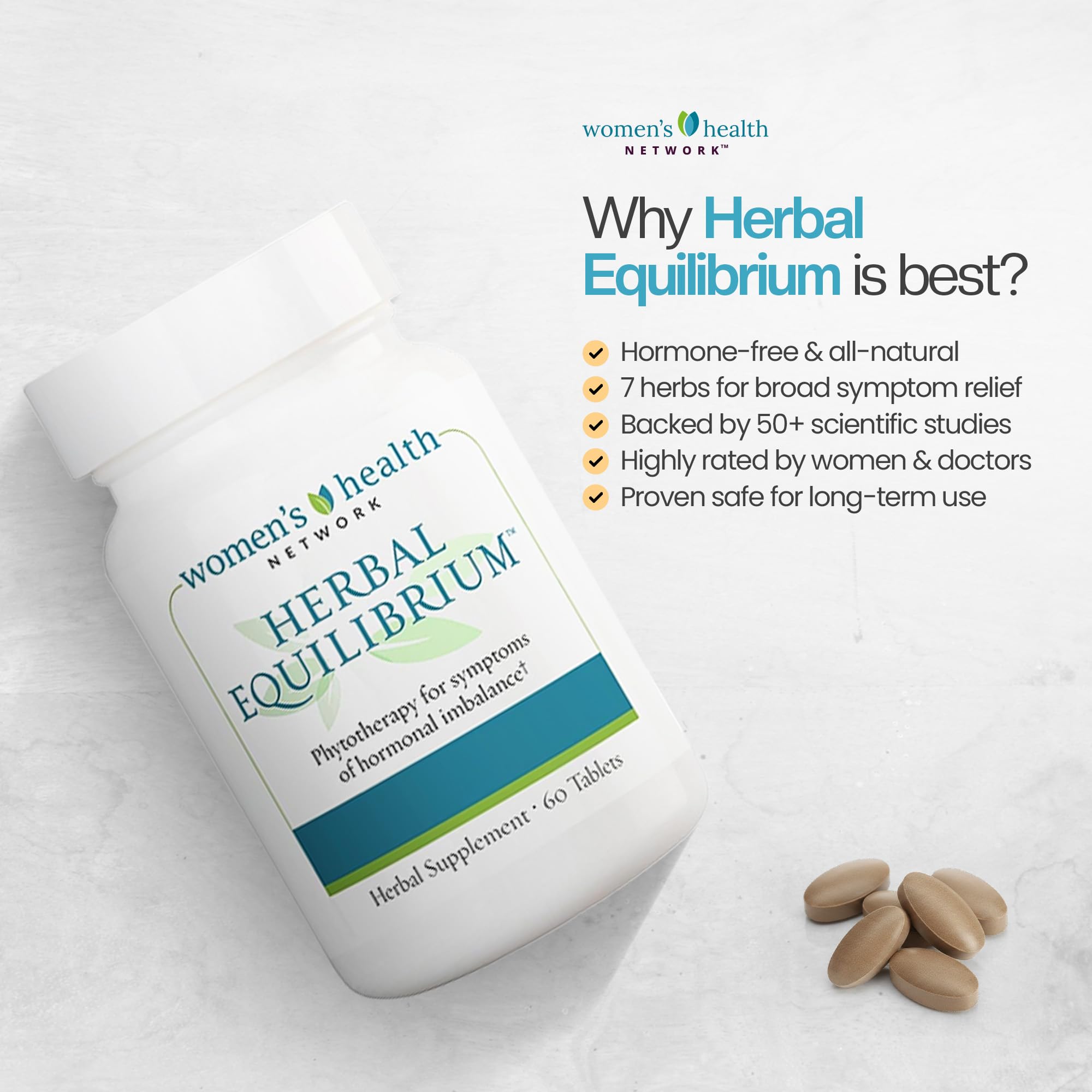 Herbal Equilibrium dosing spoon displays a measured serving