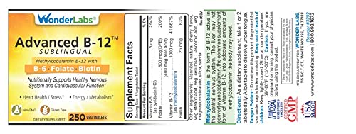 Wonder Laboratories sublingual tablets placed under the tongue for fast absorption