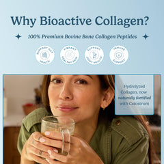 WONDERCOW collagen powder scoop — easy dissolution in water or beverages.