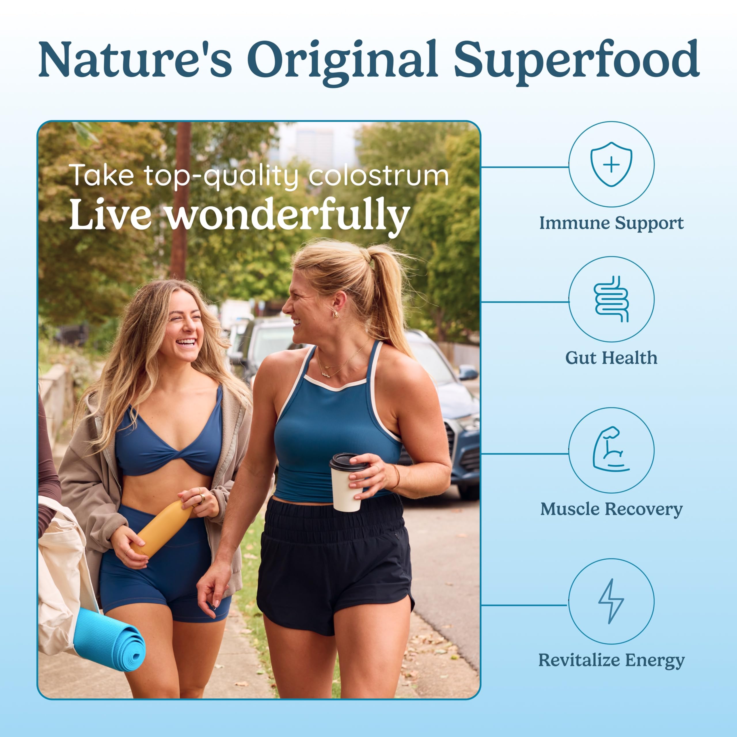 WonderCow Colostrum Capsules digestion-friendly setup for gut balance.
