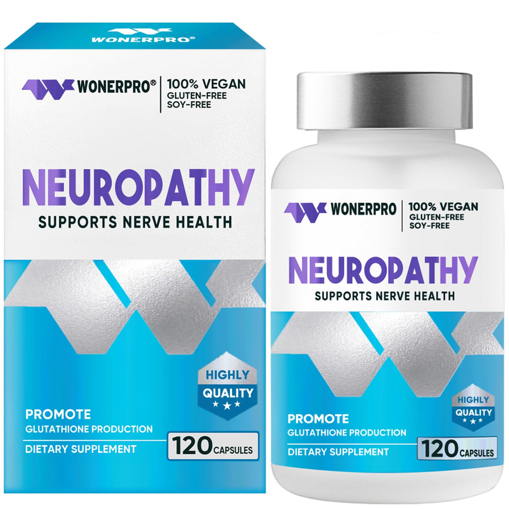 WONERPRO Nerve Savior bottle front for daily nerve support in compact packaging.