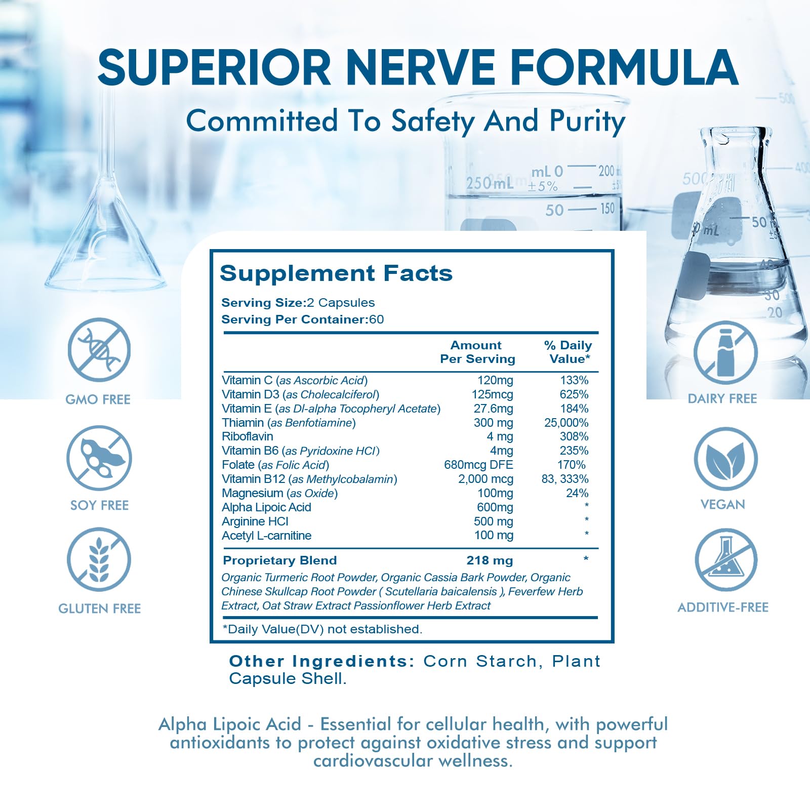 WONERPRO Nerve Savior tamper-evident seal emphasizing safety and freshness.