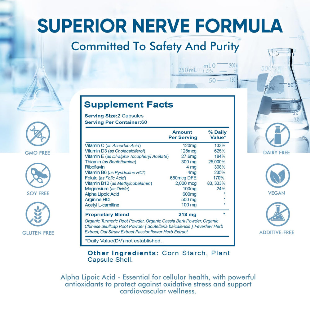 WONERPRO Nerve Savior tamper-evident seal emphasizing safety and freshness.