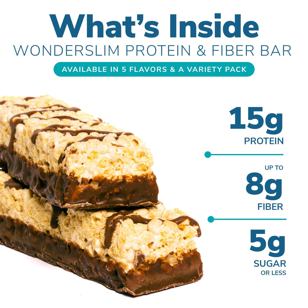 WonderSlim bar on-the-go packaging supports busy mornings and smart snacking.