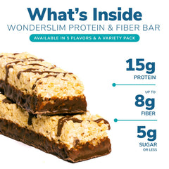WonderSlim bar on-the-go packaging supports busy mornings and smart snacking.