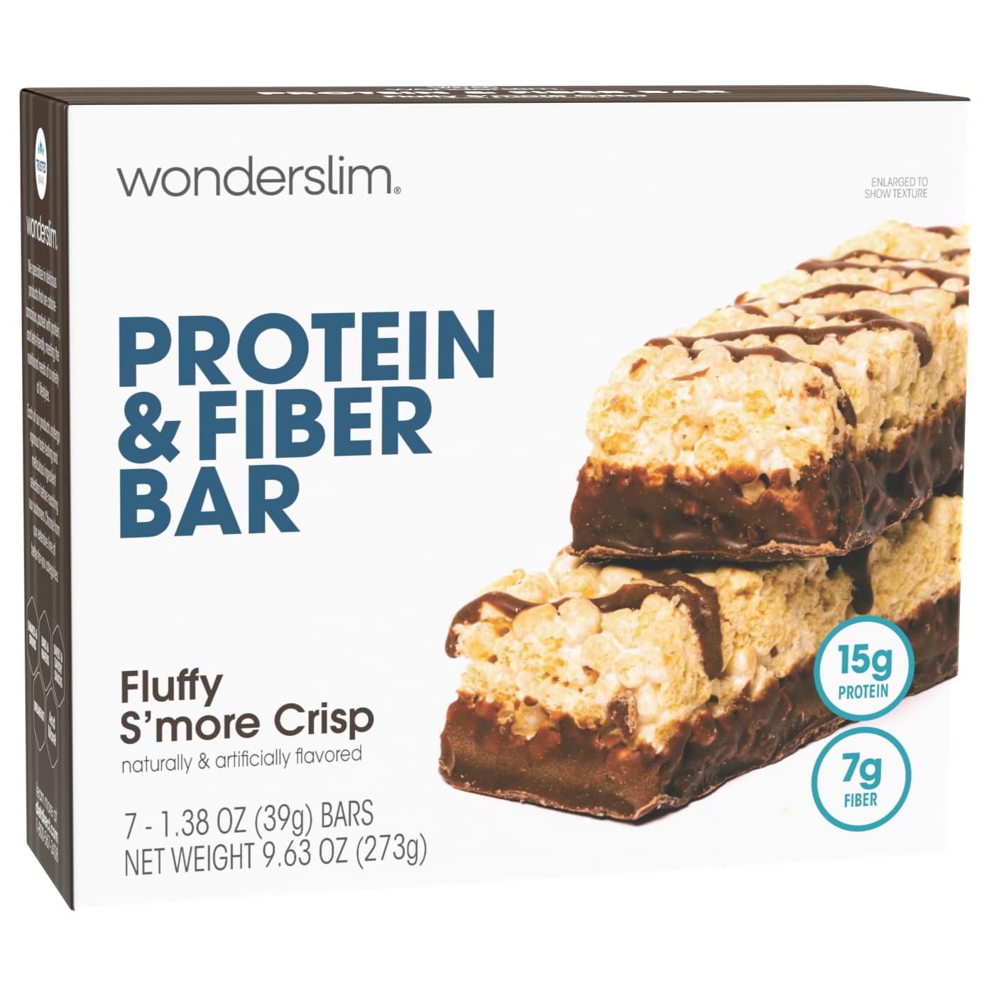 WonderSlim High Fiber Bars pack front designed for on-the-go snacking.