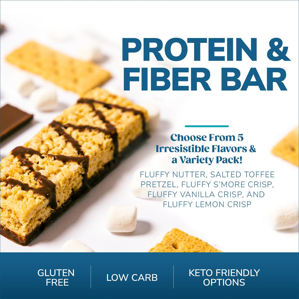 WonderSlim High Fiber Bars gluten-free label indicates gluten-free composition.