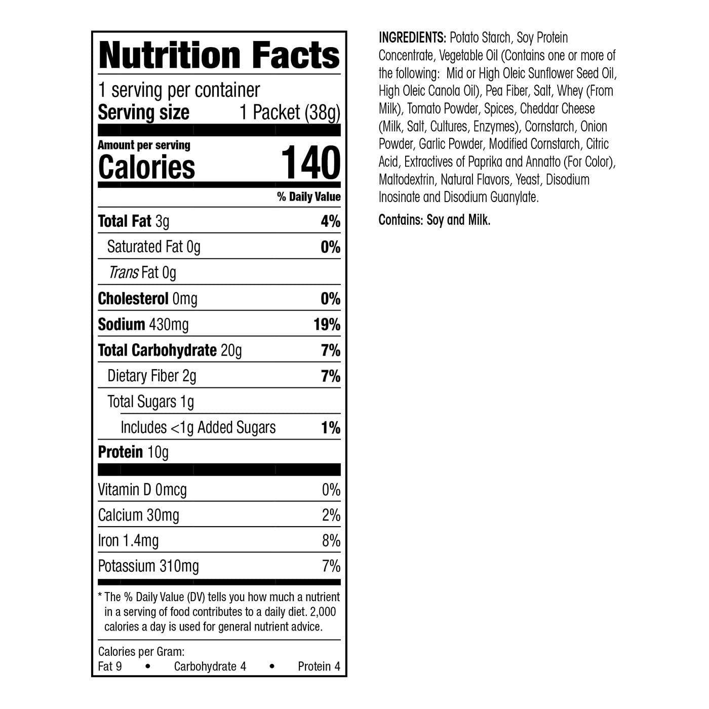WonderSlim pizza flavor chips close-up highlights bold taste and satisfying crunch.