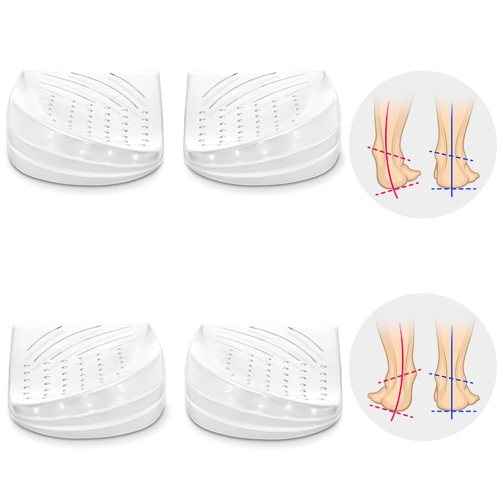 Wonderwin heel wedge insert with three-layer setup providing customizable support for foot alignment.