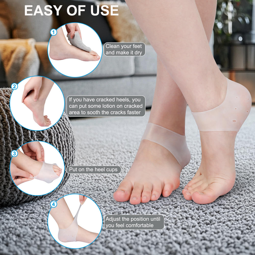 Wonderwin proteccion talon reutilizables: higiene simple y uso repetido