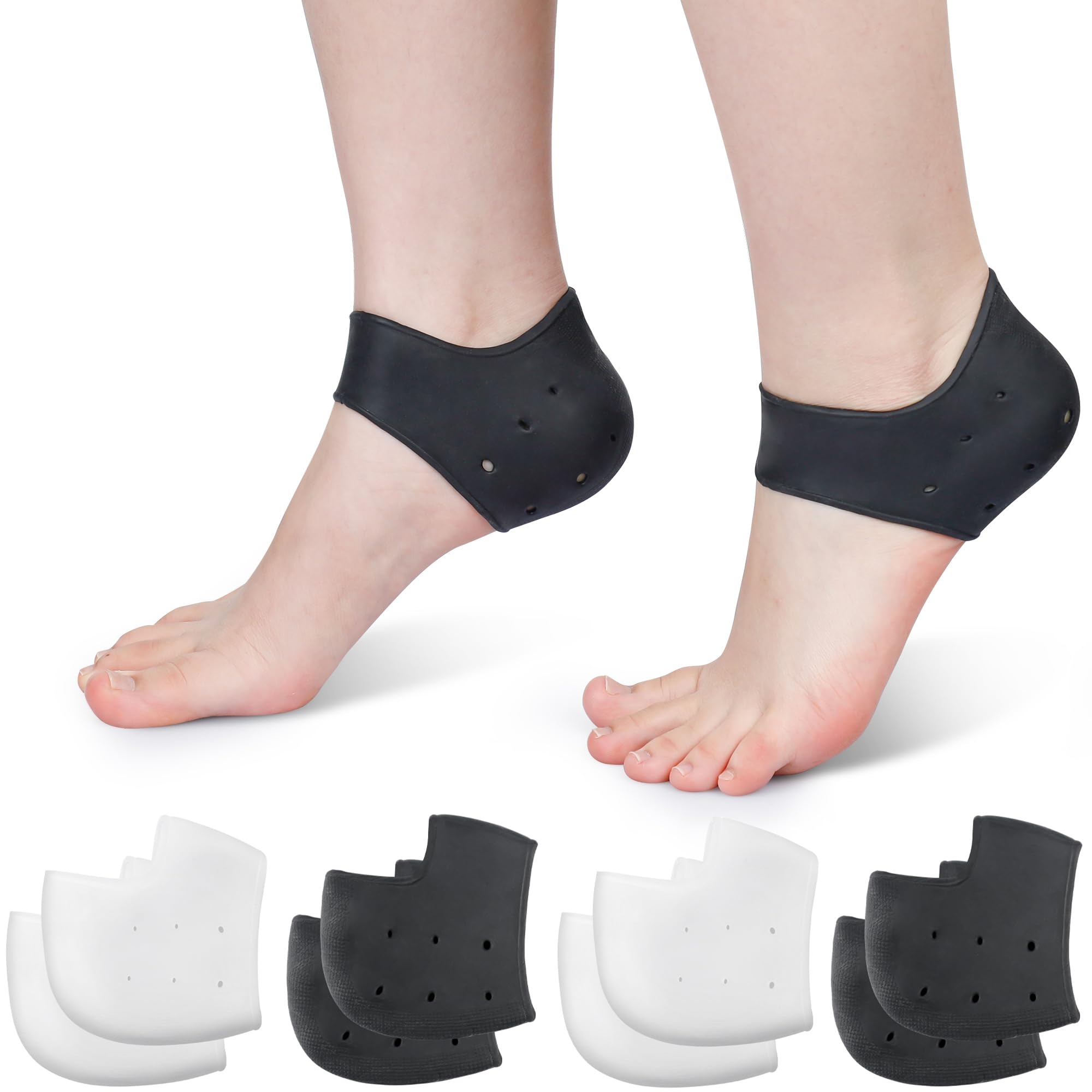 Wonderwin protectores talon de silicona: 4 pares para mayor comodidad diaria