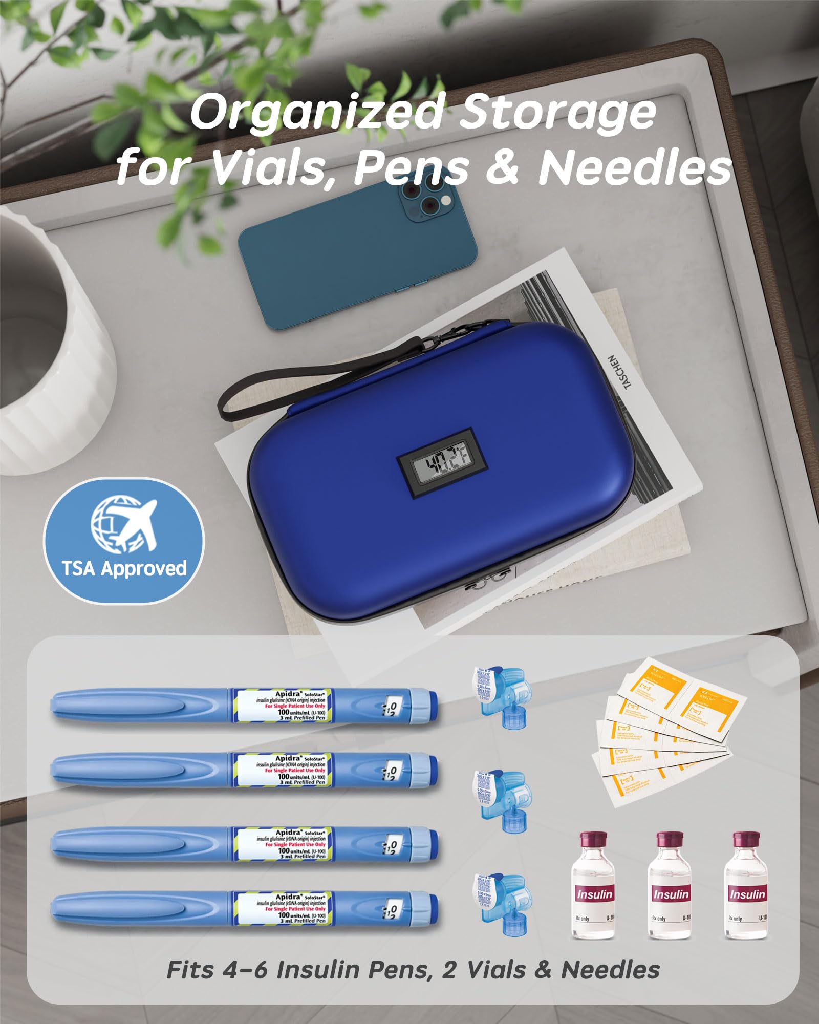 Detachable handle for easy carrying on the go