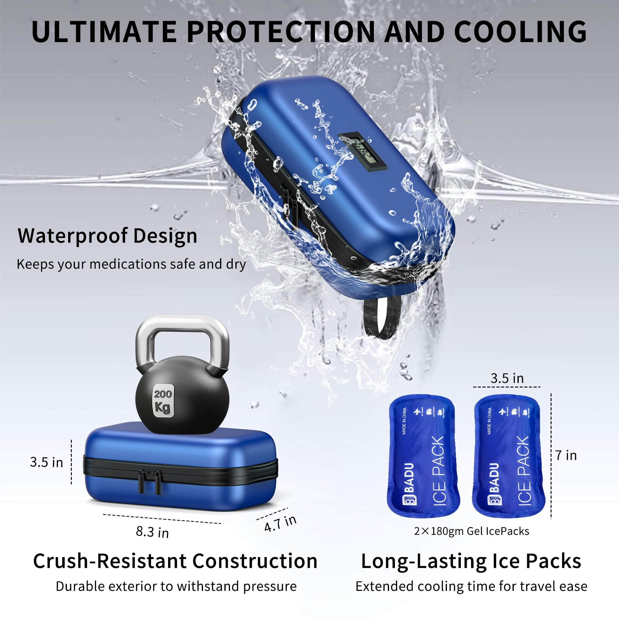 Waterproof shell protects pens during outdoor use