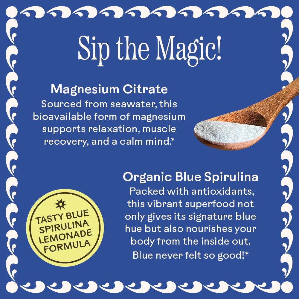 Wooden Spoon Herbs Magic Magnesium lemon-powder mix appears refreshing.