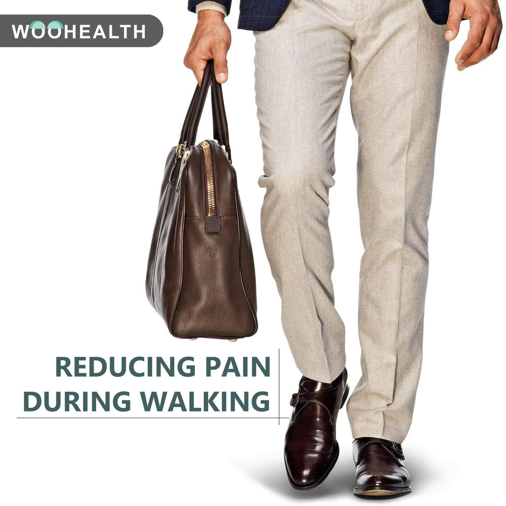 WOOHEALTH breathable fabric keeps feet dry during long use.