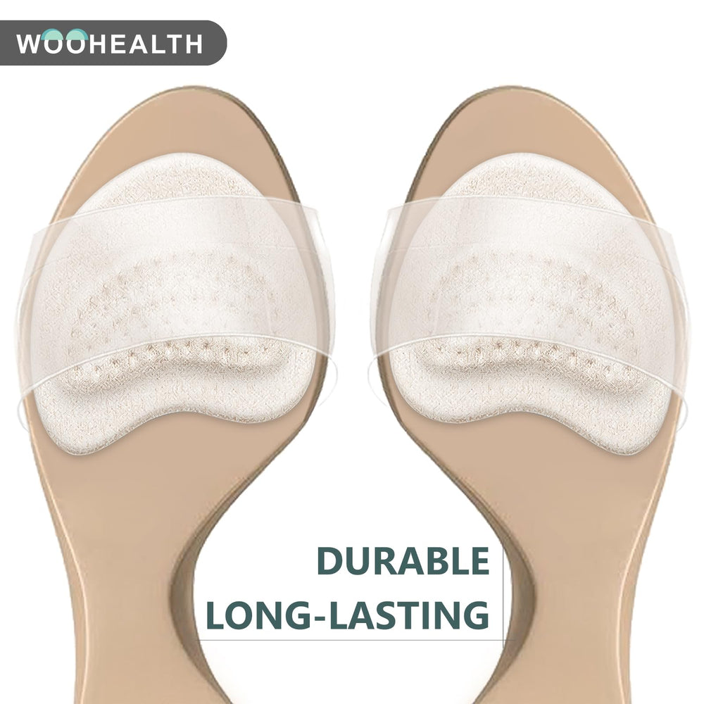 WOOHEALTH pads featuring soft high-density foam for durable cushioning.