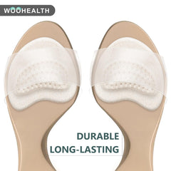 WOOHEALTH pads featuring soft high-density foam for durable cushioning.