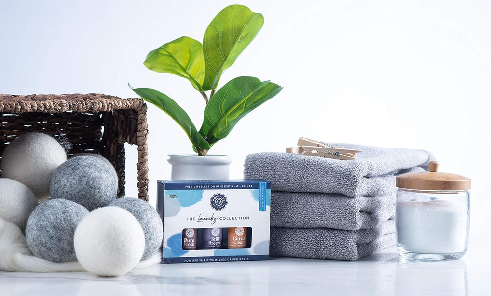 Woolzies Citrus Clean oil with diffuser promotes bright spaces
