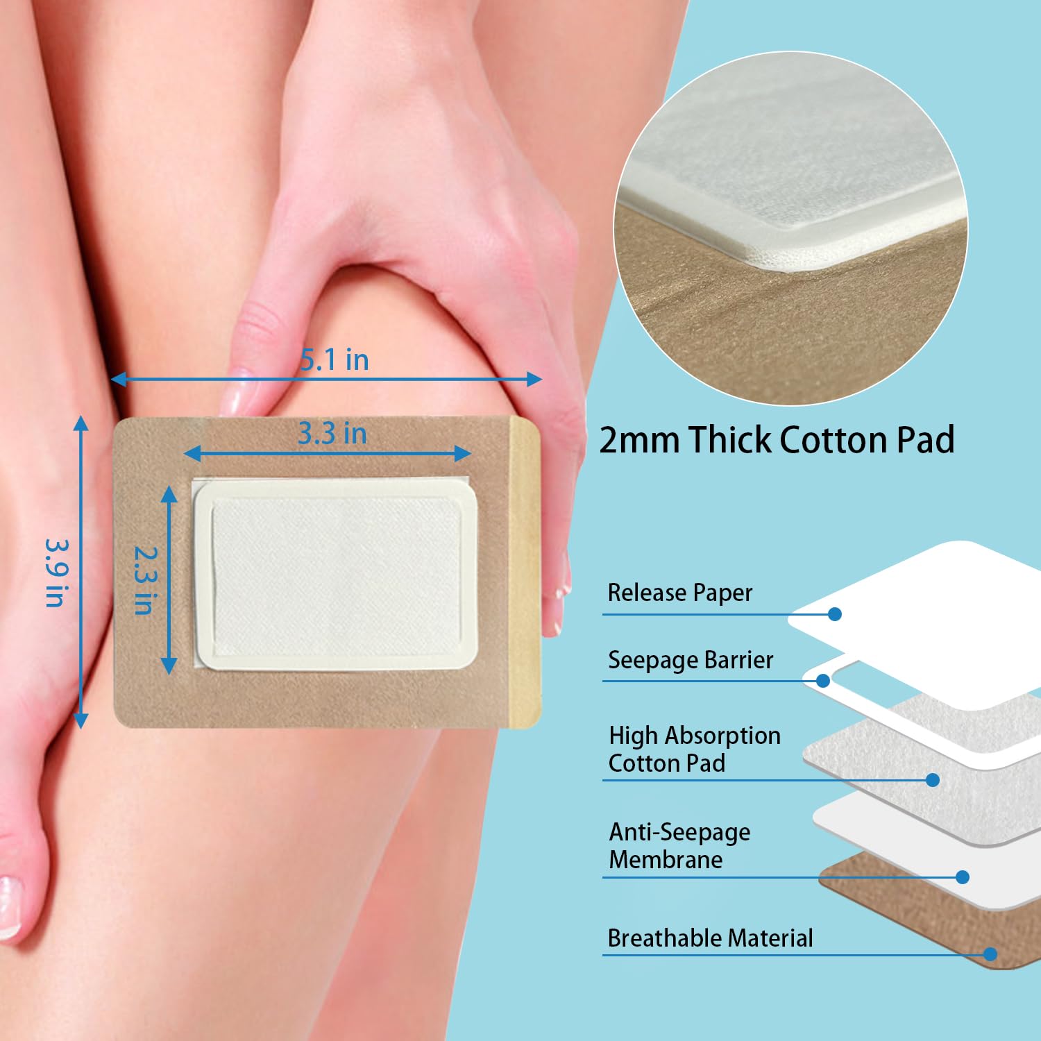 WOOWME castor oil pack wrap on back shows discreet application.