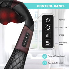 WOQQW heat infrared feature soothes tension during use