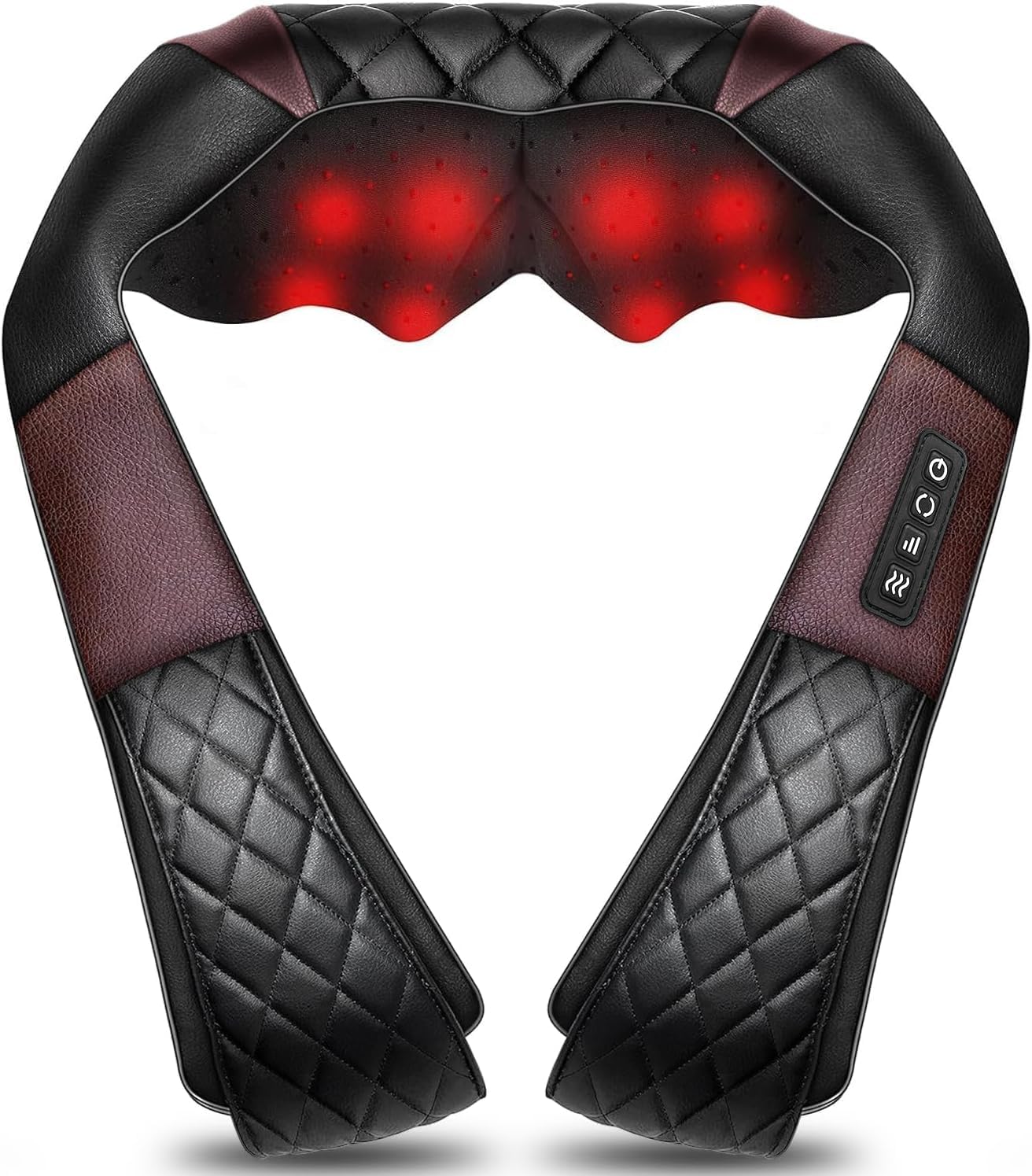 WOQQW Shiatsu neck and back massager targets sore muscles for daily relief