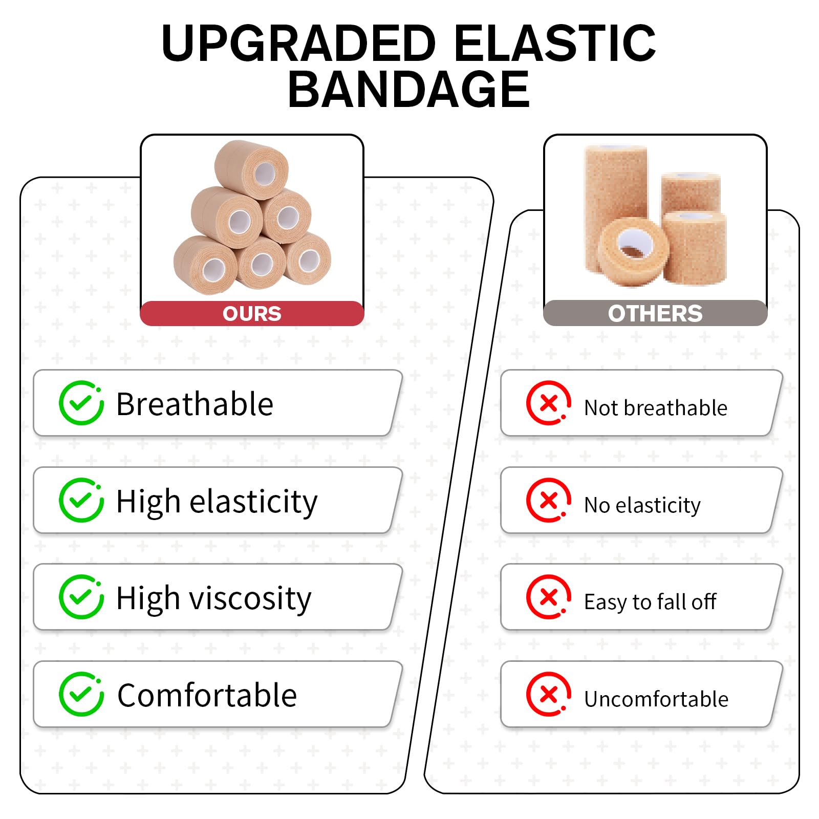 Worive elastic tape used on pets for breathable bandaging.