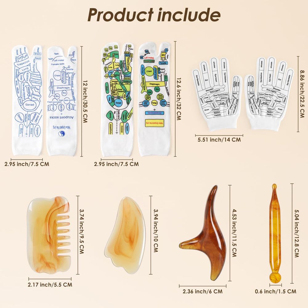 Worive foot reflexology tools kit for home use