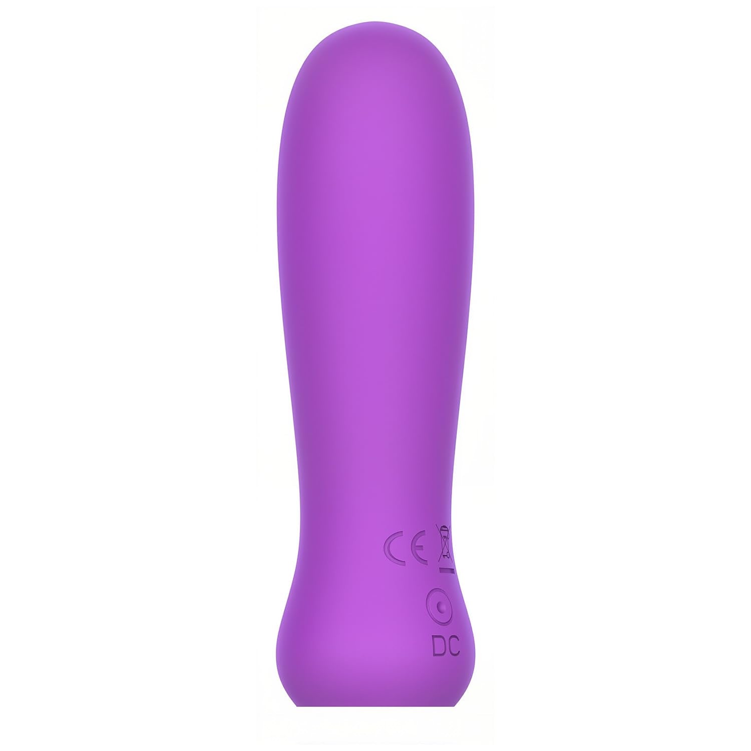 Display shows ten modes on purple massager for varied relief.