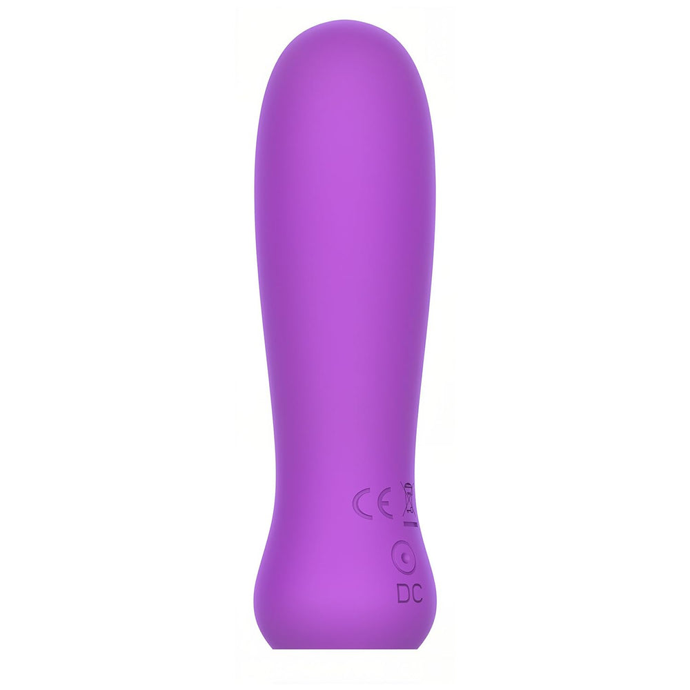 Display shows ten modes on purple massager for varied relief.