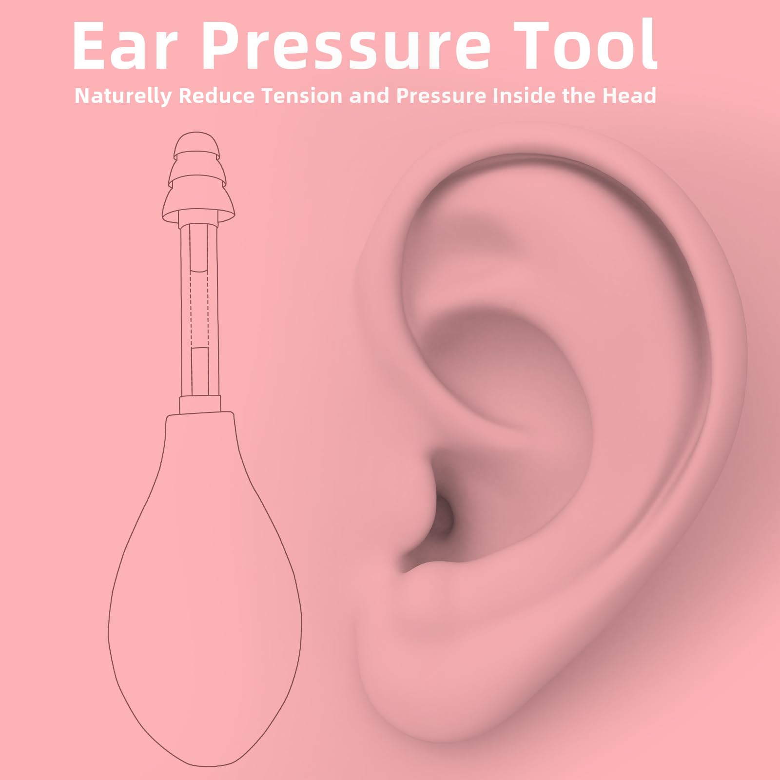 Worochi ear pressure tool shown in pocket-use scene.