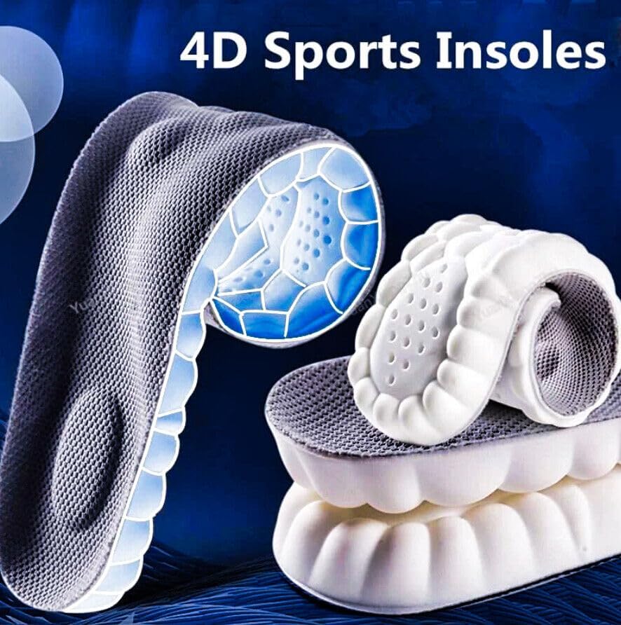 Worzwin 4D Cloud Insole honeycomb perforations promote airflow and odor reduction