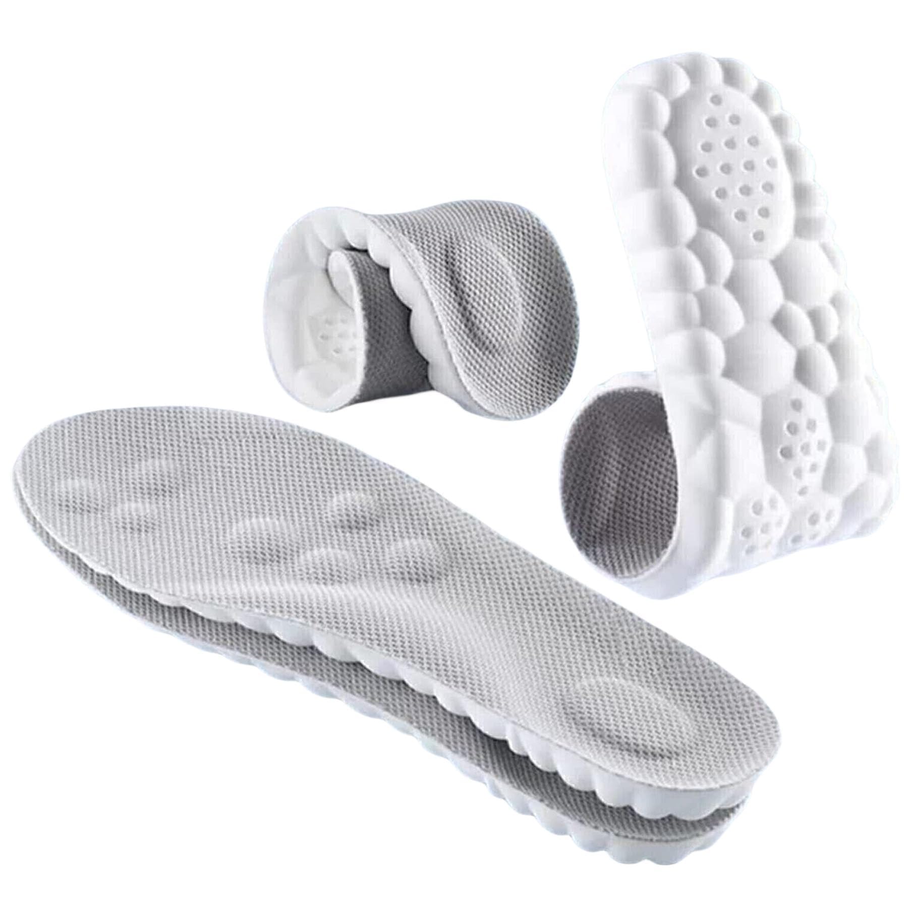Worzwin 4D Cloud Insole top view showing soft memory foam for all-day comfort