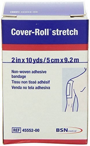 Wound Care Cover-Roll Stretch: 2x10 yards pack with hypoallergenic, moisture-ready adhesion