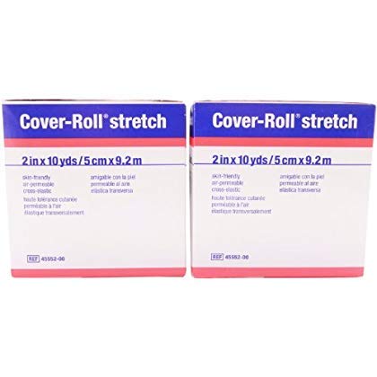 Wound Care Cover-Roll Stretch hypoallergenic pack of 2 for safe dressing changes.