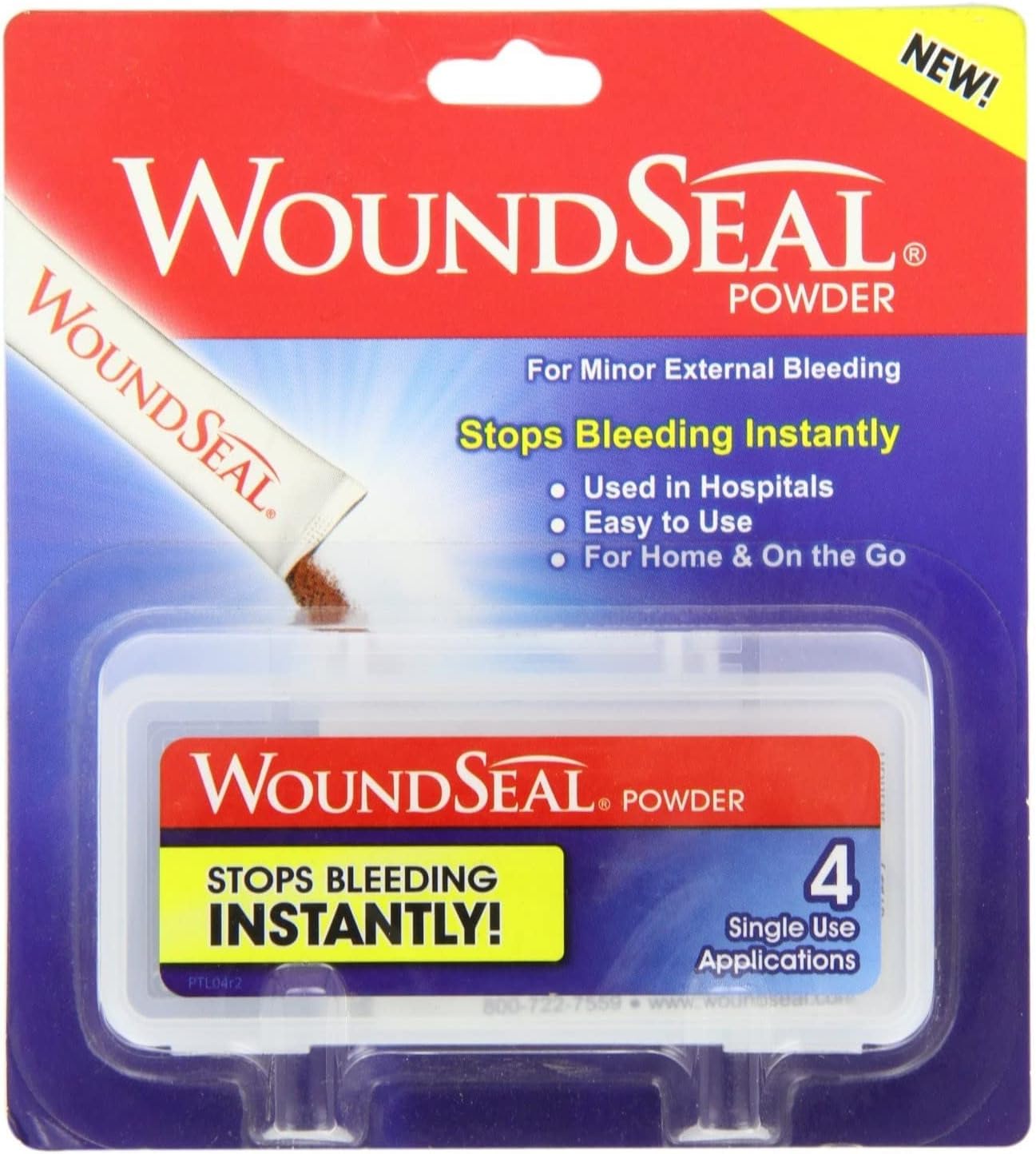 WoundSeal travel-friendly, single-use tubes ready for first aid kits.