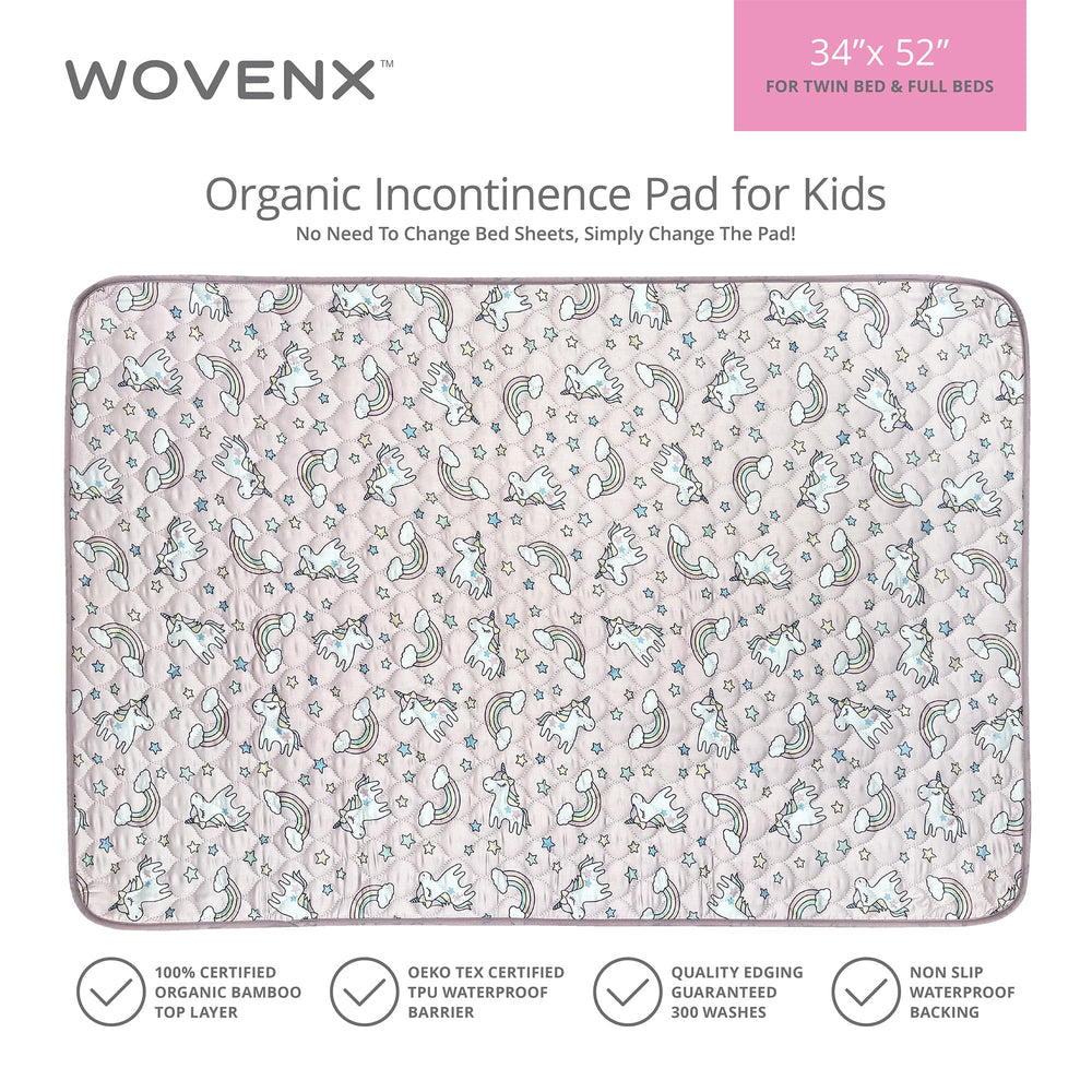 WOVENX bamboo viscose layer provides soft, breathable comfort.