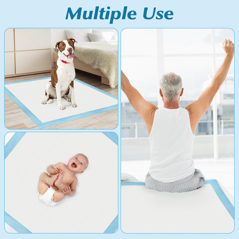 Wowflash underpads protect floors, beds, and furniture from spills.